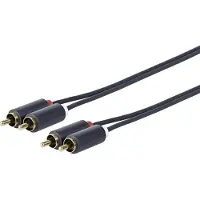 VivoLink Prorcarca5 Cable De Audio 5 M 2 X Rca Noir -