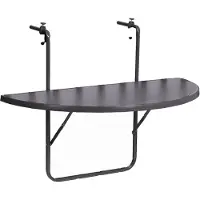Best Table suspendue pour balcon Butler 50 x 100 H 8 cm anthracite