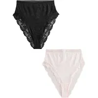 Next Slip rose pastel / noir