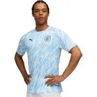 Puma Manchester City Fc 25/26 Pre Match Short Sleeve T-shirt Bleu 2XL Homme