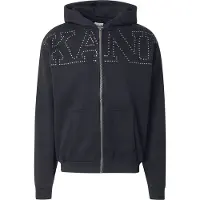 Karl kani Veste de survêtement noir / argent