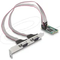 DeLOCK - Serieller Adapter - PCIe Mini Card - RS-232 x 2 (95273)