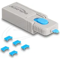 DeLOCK Jeu de bloqueurs de port USB pour Micro-USB - HQ products