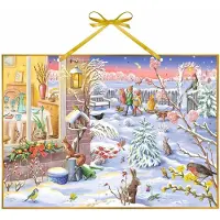 Sonstige Verlage Calendrier de l'Avent « Fleurs dans la neige »