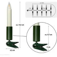 Hellum Chaîne d'arbre à filaments LED (9.80 m)