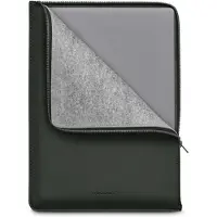 WOOLNUT Coated Folio -suojatasku 16&quot MacBook Pro, vihre? (16", Apple), Sac pour notebook, Vert
