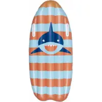 Swim Essentials Planche de surf gonflable - Multicolore - Tropic Shark