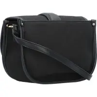 La Martina sac porté épaule pour femme en polyuréthane noir LMBA01055T_NERO_BLACK