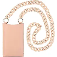FIXED - Universal Shoulder Bag Venezia Leather (FIXVEN-PPI) - for Mobile Phones 7" - Pink (Universel), Coque pour téléphone portable, Pink