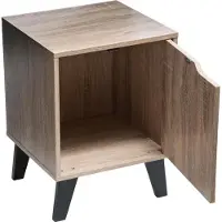 5 Five Table de chevet - Gris