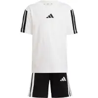 Adidas Essentials Tee Set Blanc,Noir 7-8 Years Enfants