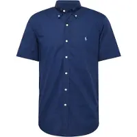 Ralph Lauren pour homme. 710945315002 Chemise Custom marine (L), Casuel, Coton, Manche longue