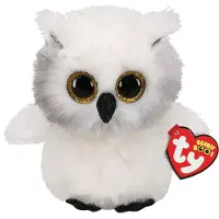 TY 36305 Peluche Beanie Boos - Hibou Austin, 15 cm