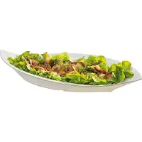 Aps Bol de table blanc | Mélamine | 42 x 19,5 x 6,5 cm