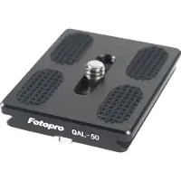 Fotopro Plaque de montage rapide de tête QAL-50 (Plateau à dégagement rapide), Trépied : accessoires, Noir