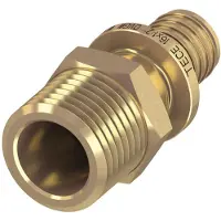 Tece Raccord de transition TECEflex 32mmxR 1, bronze (Raccord de tuyauterie)