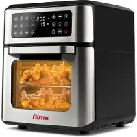 Girmi Friteuse simple FG9700 12 L 1800 W Friteuse à air chaud en acier inoxydable