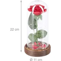 Relaxdays Rose éternelle