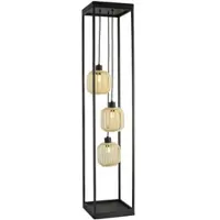 HOME DELUXE Lampadaire ZITA - Noir | Lampadaire, lampadaire industriel, lampe noire