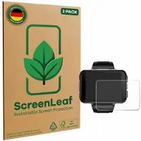 ScreenLeaf Film de protection d'écran, Protection d'écran Écologique, Clear, Anti-Rayures, Film de protection pour smartwatch, Transparent