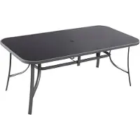 HABITAT ET JARDIN Table de jardin "Cordoba" - Phoenix - 8 places - Argenté