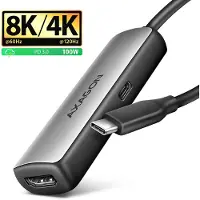 Axagon Rvc-hi8kpd Video Adapter Argenté