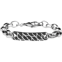 Police Pj.26355bss Bracelet Argenté Homme