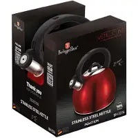 Berlinger Haus Kettle With Whistle 3l Burgundy Metallic, Bouilloire électrique, Rouge