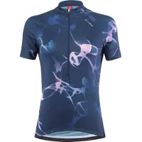Löffler Loeffler maillot cycliste manches courtes W Bike Jersey HZ Serenade Mid - Bleu foncé