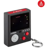Mad Monkey Atari – Handheld-Spielkonsole (Schlüsselanhänger), Gaming rétro, Rouge