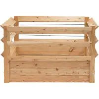 Westmann Premium XL : Plate-bande surélevée et jardin d'herbes en bois de larcin, dimensions 125 x 91 cm