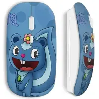 CAPACHEAP Souris sans Fil Happy tree friends petunia