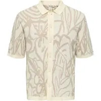 Only & Sons Vestes en maille 'ONSKimo' beige foncé / blanc cassé