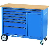 Gedore 1504 XL-TS-308 Établi à roulettes avec assortiment, 2980355