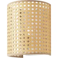 Lux.pro Applique murale 'Ascot' aspect rotin