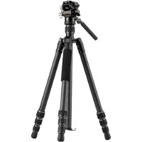 Vanguard VESTA GO 234CV10 (Carbone), Trépied, Multicolore, Gris, Noir