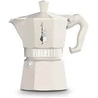 Bialetti Moka Exclusive 3 Cups Italian Coffee Maker Argenté One Size / EU Plug 220V