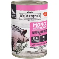 Wiejska zagroda Wieprzowina Monobiałkowa mokra karma dla psów 24x400 g