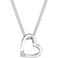 Elli Chaîne 'Herz' rose / argent