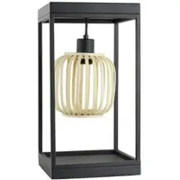 HOME DELUXE Lampe de table ZITA - Noir | Lampe de table Lampe de chevet Lampe de table