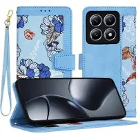 Techsuit - FlipCraft - Xiaomi 14T Pro - Vibrant Blue (Xiaomi 14T Pro), Coque pour téléphone portable, Bleu