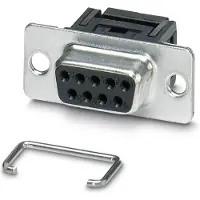 Phoenix Contact D-SUB socket shell size 1, 9way, Câble + prise électronique, Noir