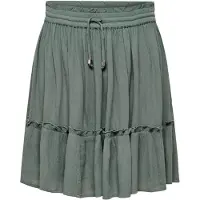 ONLY Jupe 'ONLIbiza' vert foncé