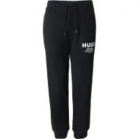 HUGO Pantalon 'Nevez' noir / blanc