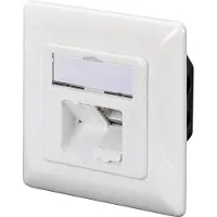 Digitus Prise de raccordement cat.6A (profonde), 2 x RJ45, blindée