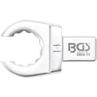 Bgs Clé polygonale à douille ouverte 14 mm Logement 9 x 12 mm - 6904-14