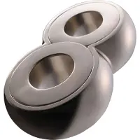 G3 conundrum Cast Infinity 11,8 cm acier argenté