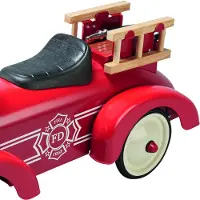 Goki Porteur Voiture de pompiers - - Rouge - Métal et plastique - A partir de 1 an