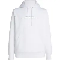 Calvin Klein Hommes, Pull-over, Minimal Logo Hoodie, Blanc, (XL)
