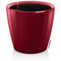 Lechuza Pot de Plante Circulaire en Polypropylène Rouge Lechuza